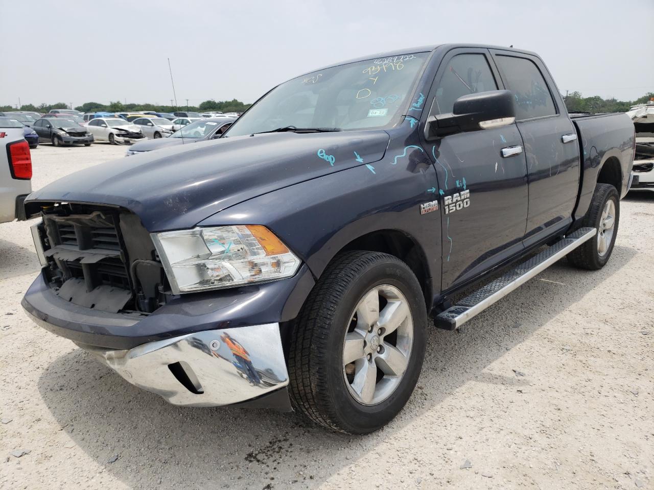 Photo 2 from auction – 2016 RAM 1500 SLT with VIN 1C6RR6LT6GS119201