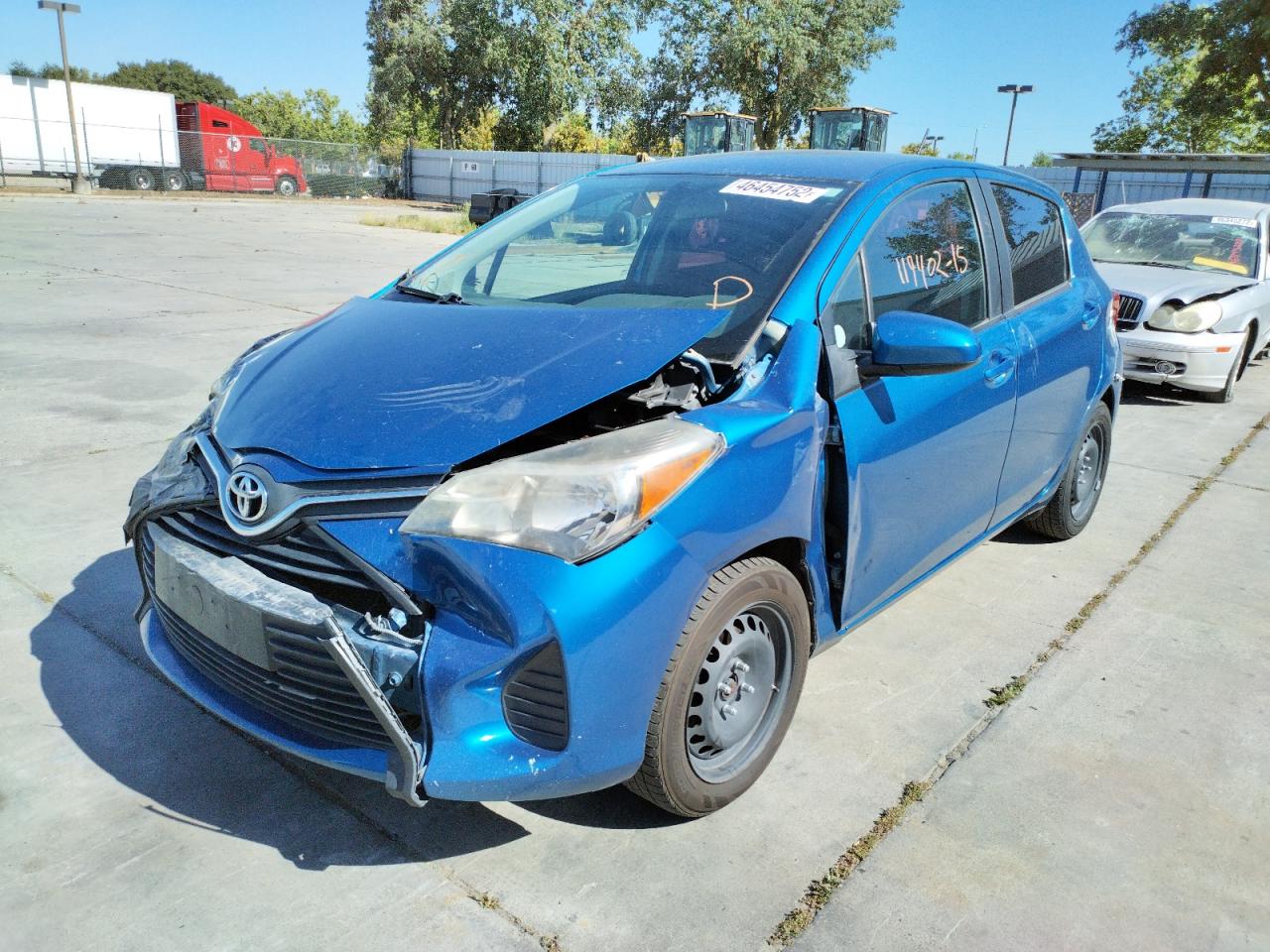 Photo 2 from auction – 2015 TOYOTA YARIS with VIN VNKKTUD39FA044469