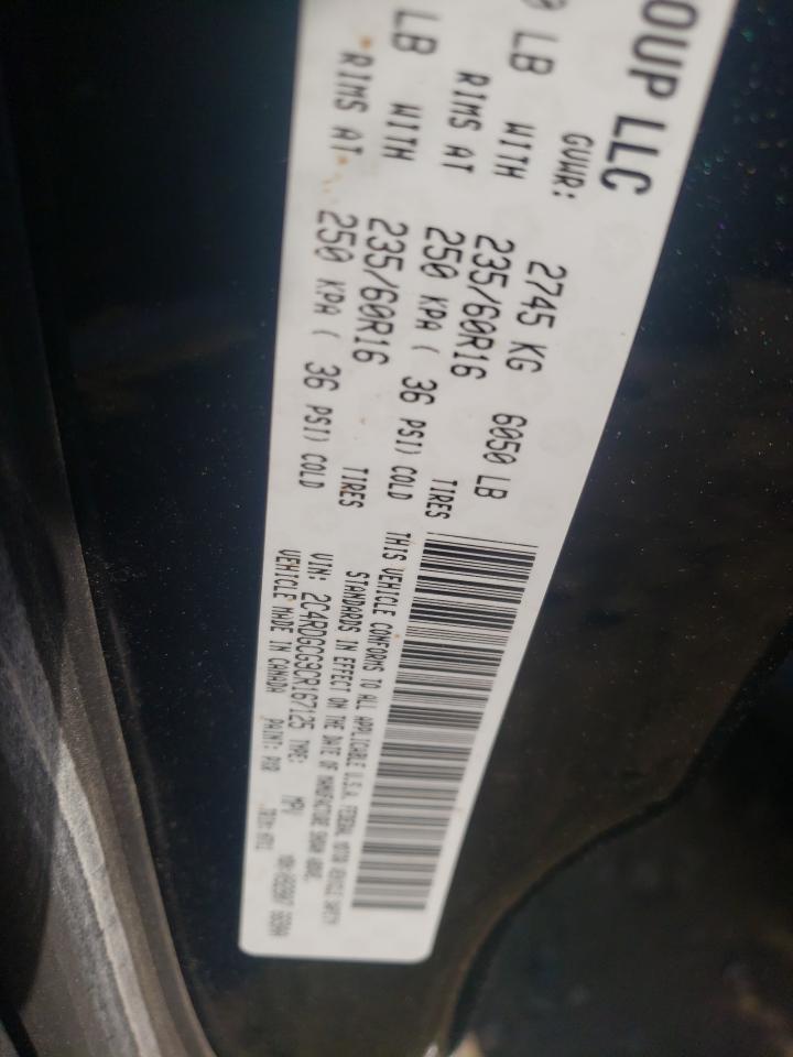 Photo 11 from auction – 2012 DODGE GRAND CARA with VIN 2C4RDGCG9CR167125