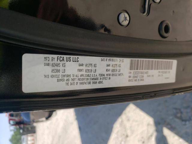 Photo 10 from auction – 2016 DODGE CHALLENGER with VIN 2C3CDZBT0GH214025