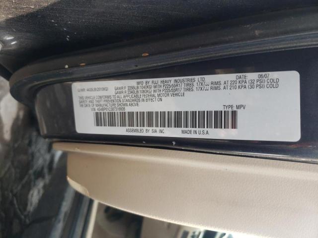 Photo 10 from auction – 2008 SUBARU OUTBACK 2. with VIN 4S4BP61C587316606