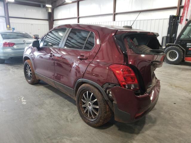 Photo 3 from auction – 2017 CHEVROLET TRAX LS with VIN 3GNCJKSB9HL275036