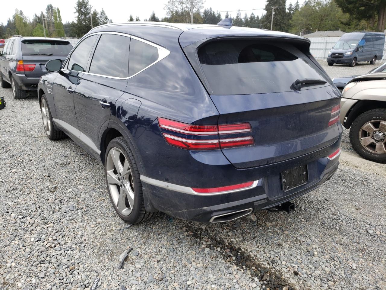 Photo 3 from auction – 2021 GENESIS GV80 BASE with VIN KMUHBDSB5MU043490