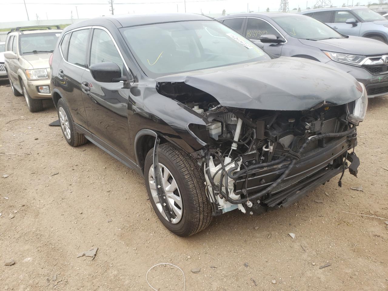 NISSAN ROGUE S 2018 with VIN KNMAT2MV3JP613803 - Photo from auction