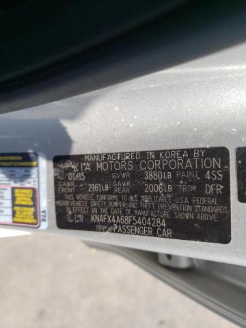 Photo 10 from auction – 2015 KIA FORTE LX with VIN KNAFX4A68F5404284