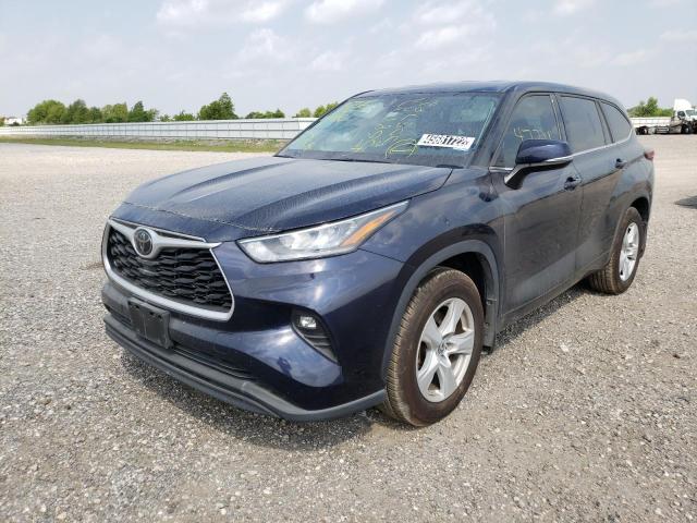 Photo 2 from auction – 2020 TOYOTA HIGHLANDER with VIN 5TDZZRAH5LS505782