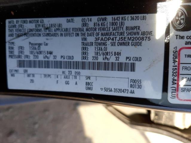 Photo 10 from auction – 2014 FORD FIESTA S with VIN 3FADP4TJ5EM200875