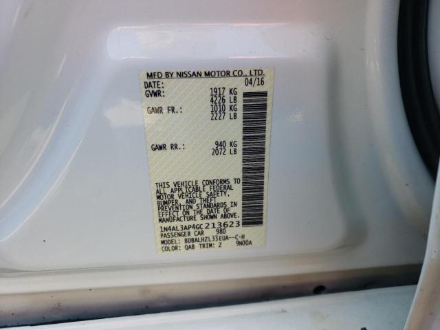 Photo 10 from auction – 2016 NISSAN ALTIMA 2.5 with VIN 1N4AL3AP4GC213623