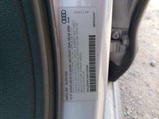 Photo 10 from auction – 2016 AUDI A6 PREMIUM with VIN WAUDFAFC4GN102094