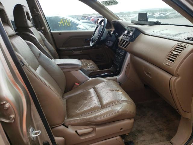 Photo 5 from auction – 2005 HONDA PILOT EXL with VIN 5FNYF18615B043870