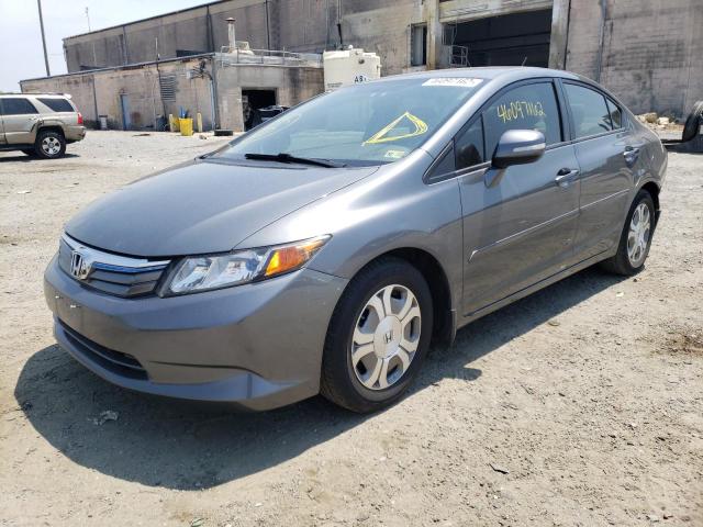 Photo 2 from auction – 2012 HONDA CIVIC HYBR with VIN JHMFB4F26CS004291