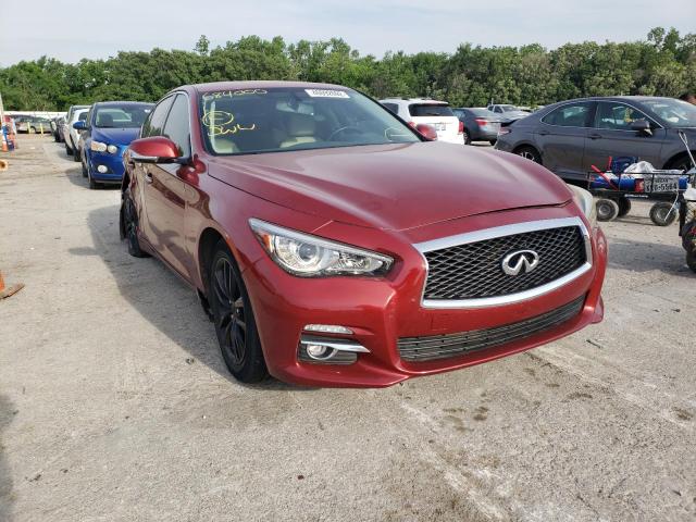 INFINITI Q50 BASE 2014 with VIN JN1BV7AR5EM684000 - Photo from auction
