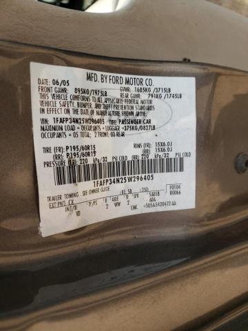 Photo 10 from auction – 2005 FORD FOCUS ZX4 with VIN 1FAFP34N25W296405