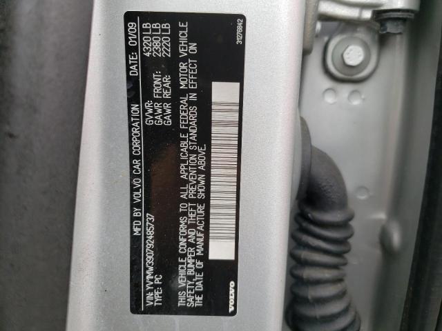 Photo 10 from auction – 2009 VOLVO V50 2.4I with VIN YV1MW390792485737
