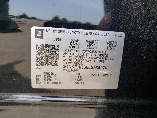 Photo 10 from auction – 2020 CHEVROLET BLAZER 2LT with VIN 3GNKBHRS6LS534274