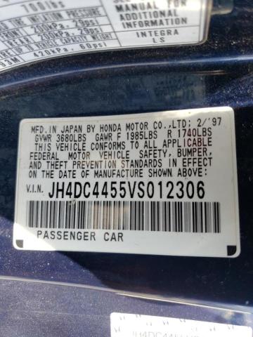 Photo 10 from auction – 1997 ACURA INTEGRA LS with VIN JH4DC4455VS012306
