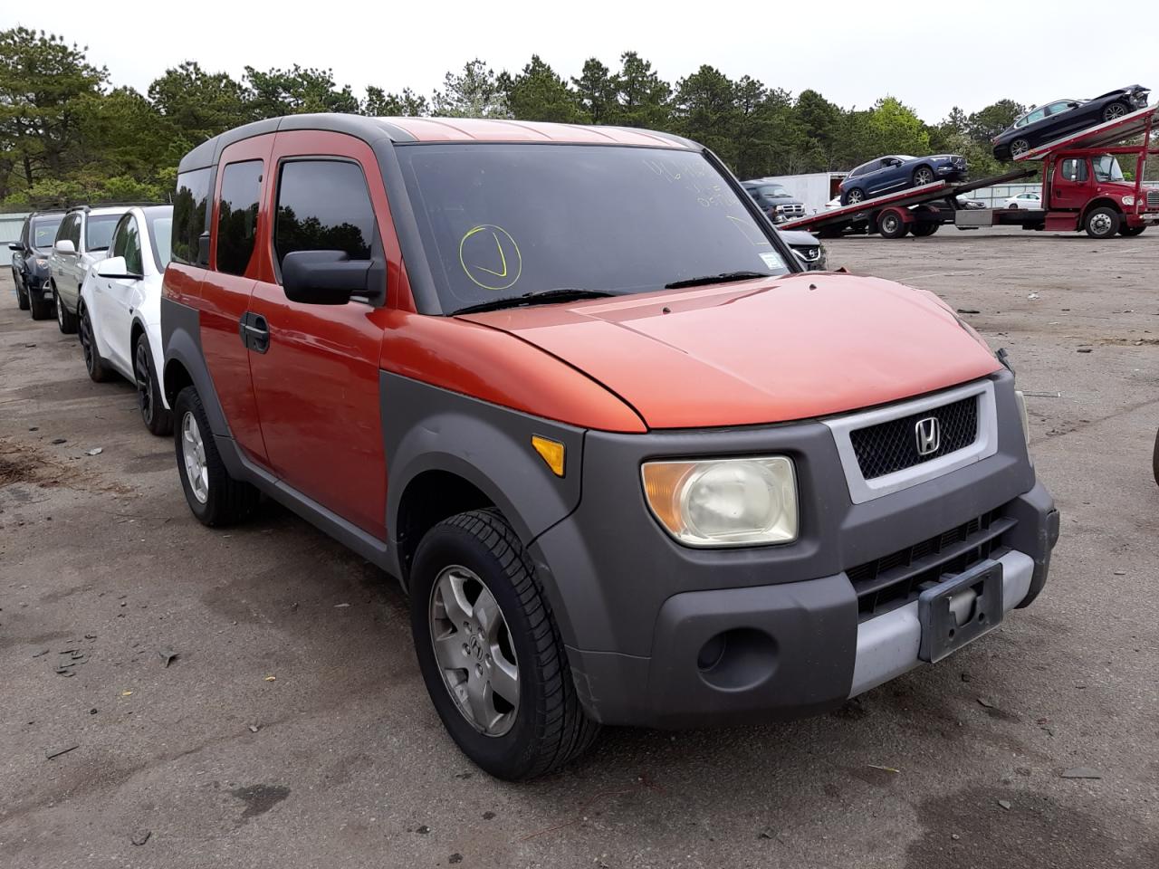 HONDA ELEMENT EX 2003 with VIN 5J6YH28563L051216 - Photo from auction