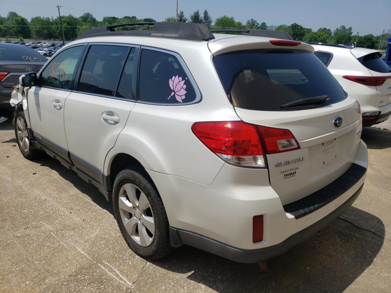 Photo 3 from auction – 2010 SUBARU OUTBACK 2. with VIN 4S4BRBGC5A3368695
