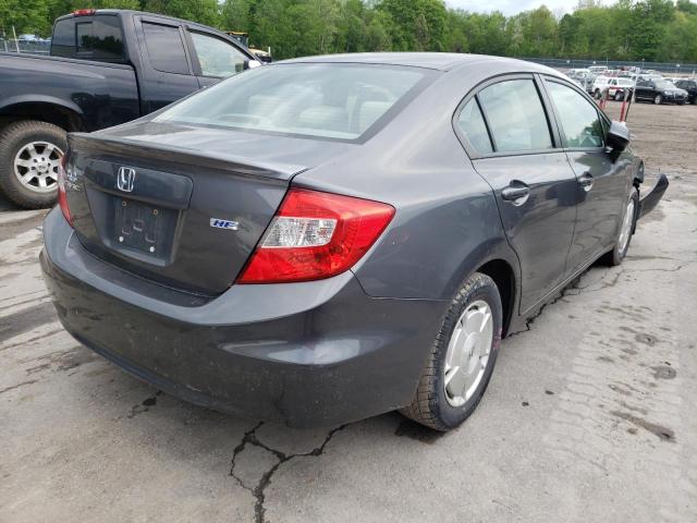 Photo 4 from auction – 2012 HONDA CIVIC HF with VIN 2HGFB2F62CH551902