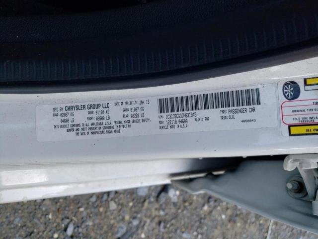 Photo 9 from auction – 2013 CHRYSLER 200 LIMITE with VIN 1C3CCBCG3DN631945