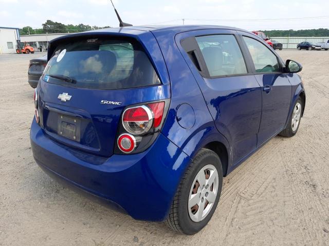 Photo 4 from auction – 2014 CHEVROLET SONIC LS with VIN 1G1JA6SH5E4103852