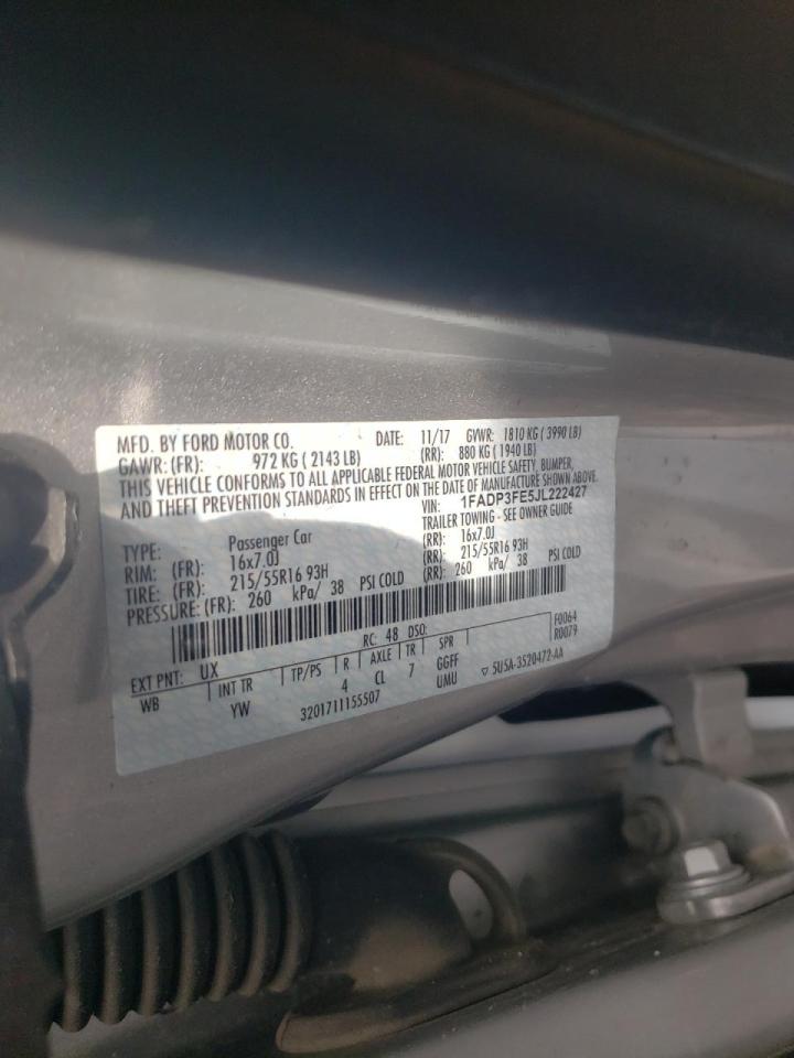 صورة رقم 20 من المزاد - 2018 FORD FOCUS SE مع VIN 1FADP3FE5JL222427