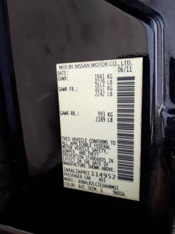 Photo 10 from auction – 2012 NISSAN ALTIMA BAS with VIN 1N4AL2AP4CC114952