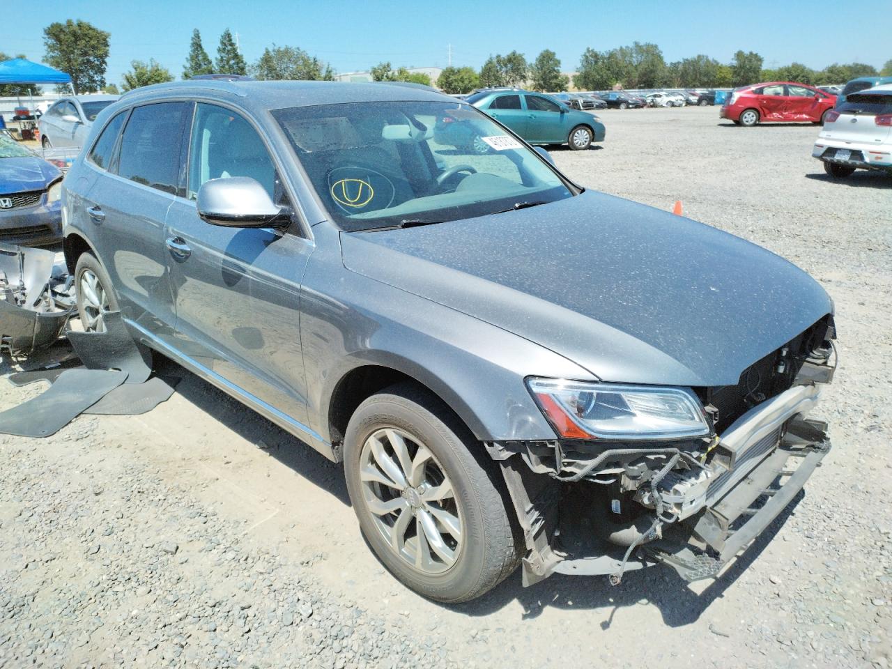 AUDI Q5 PREMIUM 2015 with VIN WA1LFAFP3FA124279 - Photo from auction