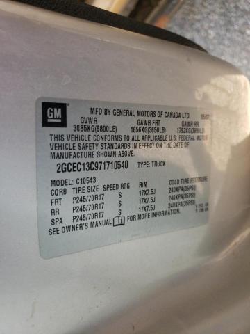 Photo 10 from auction – 2007 CHEVROLET SILVERADO with VIN 2GCEC13C971710540