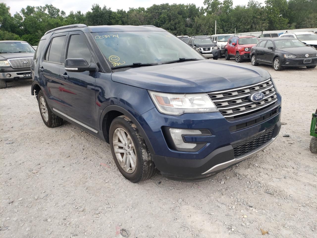 FORD EXPLORER X 2016 with VIN 1FM5K7D87GGC03974 - Photo from auction