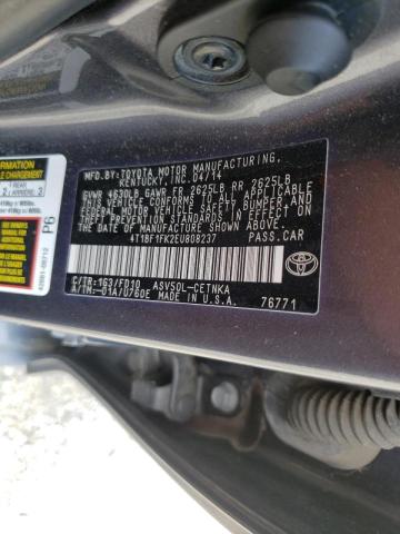 Photo 10 from auction – 2014 TOYOTA CAMRY L with VIN 4T1BF1FK2EU808237
