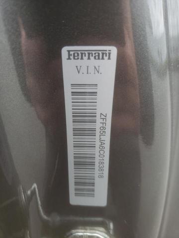 Photo 10 from auction – 2012 FERRARI CALIFORNIA with VIN ZFF65LJA6C0183818