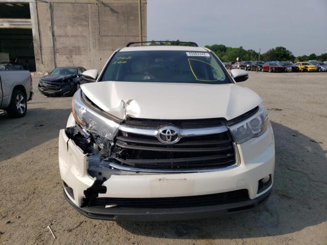 Photo 9 from auction – 2015 TOYOTA HIGHLANDER with VIN 5TDBKRFHXFS103193