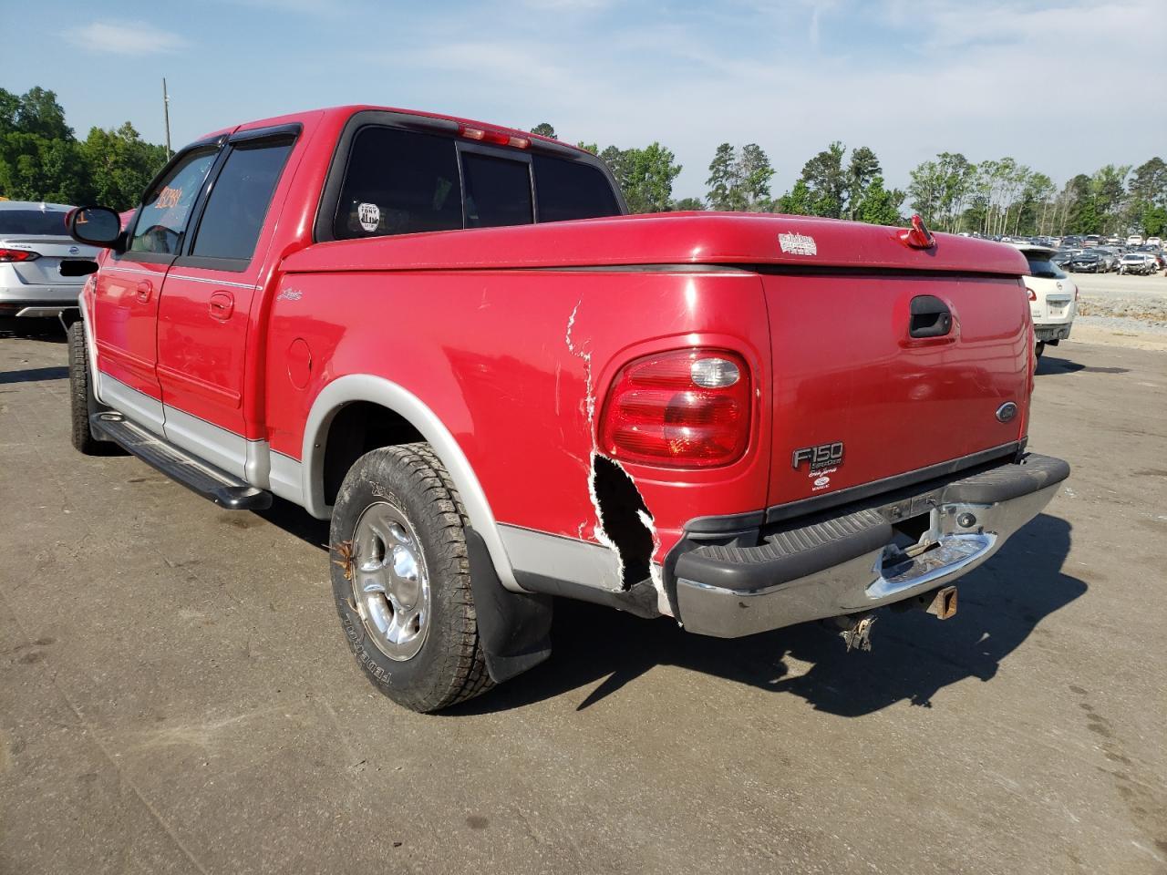 Photo 3 from auction – 2002 FORD F150 SUPER with VIN 1FTRW07662KD74023