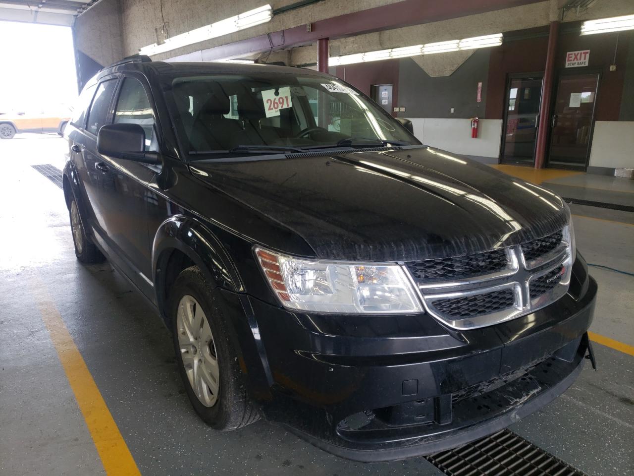 DODGE JOURNEY SE 2017 with VIN 3C4PDCAB8HT524628 - Photo from auction