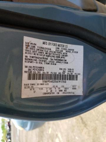 Photo 10 from auction – 2005 FORD TAURUS SE with VIN 1FAFP56S25A191763
