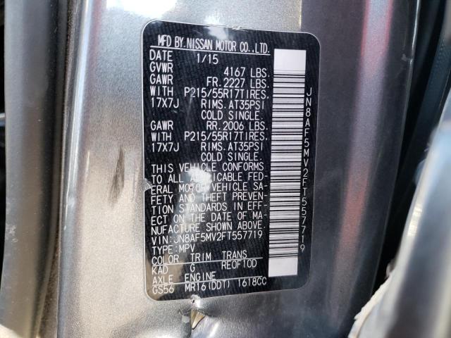 Photo 10 from auction – 2015 NISSAN JUKE S with VIN JN8AF5MV2FT557719