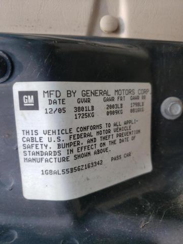 Photo 10 from auction – 2006 SATURN ION LEVEL with VIN 1G8AL55B56Z163342