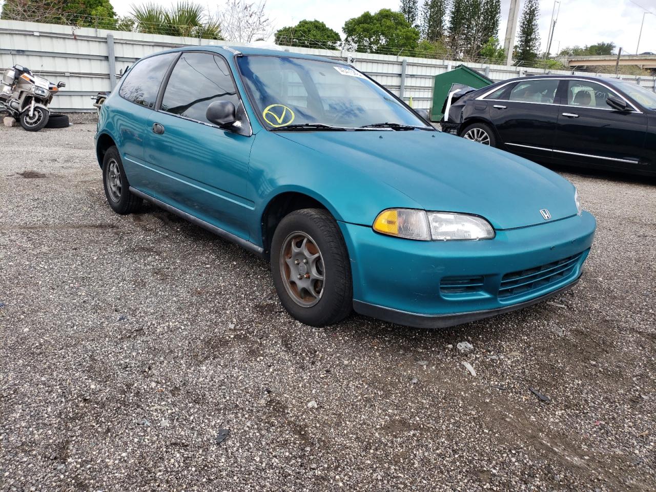 HONDA CIVIC VX 1994 with VIN 2HGEH2375RH520482 - Photo from auction