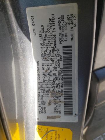 Photo 10 from auction – 2001 LEXUS RX 300 with VIN JTJHF10U210227926