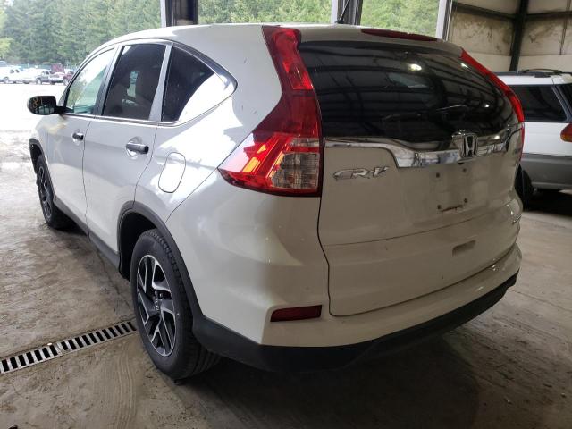 Photo 3 from auction – 2016 HONDA CR-V SE with VIN 5J6RM4H48GL031591