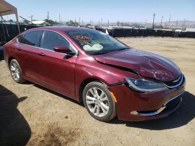 CHRYSLER 200 LIMITE 2015 with VIN 1C3CCCAB1FN630762 - Photo from auction