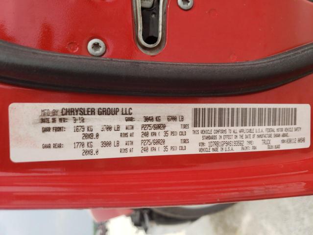 Photo 10 from auction – 2010 DODGE RAM 1500 with VIN 1D7RB1GP9AS193562