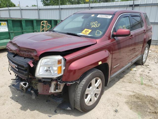 Photo 2 from auction – 2016 GMC TERRAIN SL with VIN 2GKALMEK9G6191324