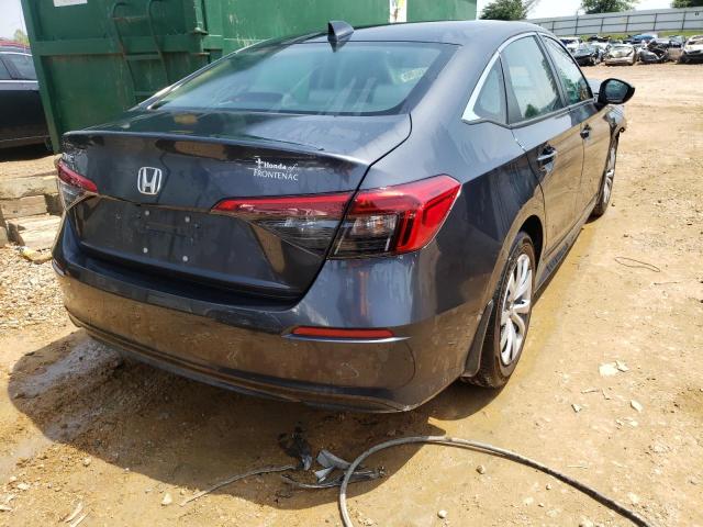 Photo 4 from auction – 2022 HONDA CIVIC LX with VIN 2HGFE2F27NH524945