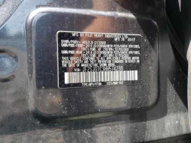Photo 10 from auction – 2017 SUBARU FORESTER 2 with VIN JF2SJGTC3HH574238
