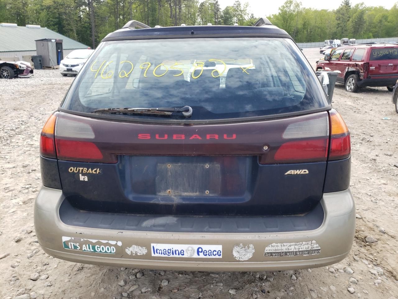 Photo 10 from auction – 2001 SUBARU LEGACY OUT with VIN 4S3BH665017651659