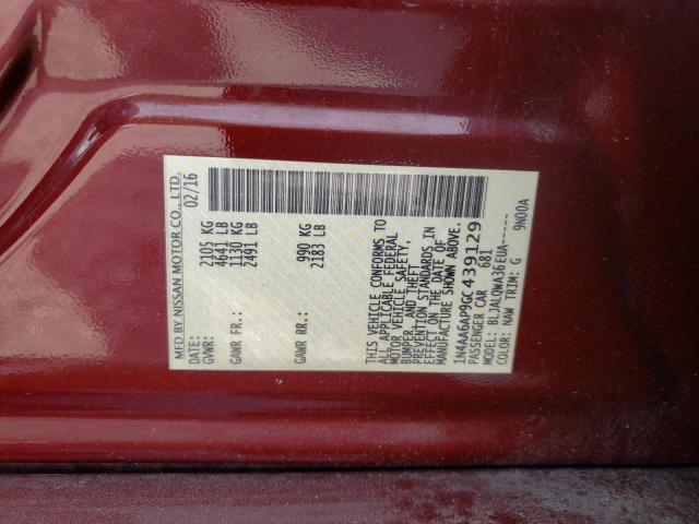 Photo 10 from auction – 2016 NISSAN MAXIMA 3.5 with VIN 1N4AA6AP9GC439129