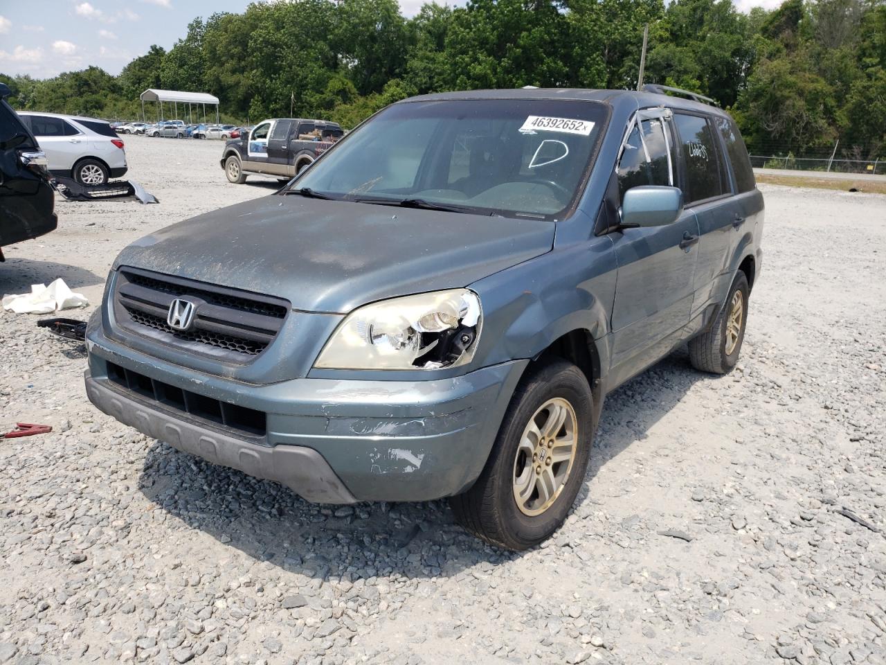 Photo 2 from auction – 2005 HONDA PILOT EXL with VIN 5FNYF18685B067700