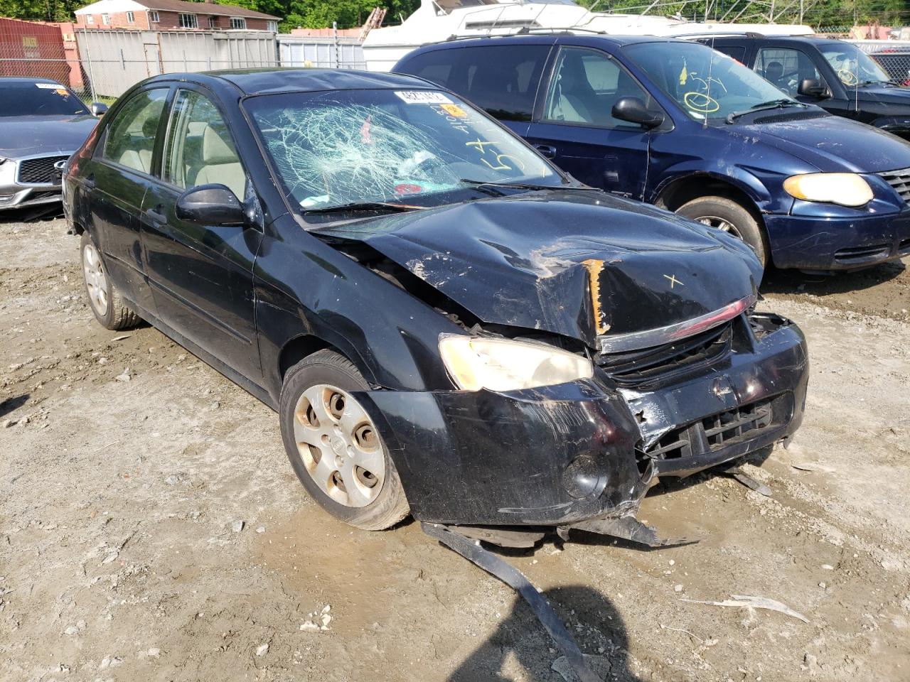 KIA SPECTRA LX 2006 with VIN KNAFE121665326269 - Photo from auction